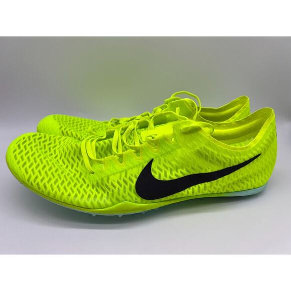 Nike Zoom Mamba V Track Spikes Shoes Volt Green DR9945-700 Men's Size 12 NEW - Picture 2 of 12